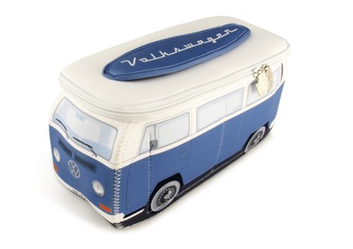 VW T2 busz 3D univerzális neoprén táska - kék  30x14x12 cm 
