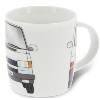 VW T4 buszos porcelán kávés bögre;370ml;fehér