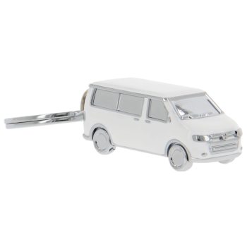 VW T5 Bus 3D kulcstartó fehér