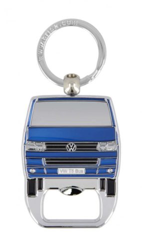 VW T5 kulcstartó sörnyitóval;kék