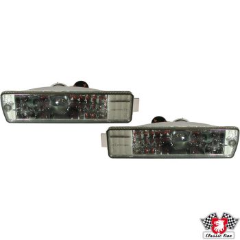    Front complete indicator, front, smoke, left/right, with E-mark VW Golf/Jetta 1.1-1.8 (incl. D) 02/74-02/84 VW Golf/Jetta 1.0-1.8 (incl. D) 08/83-07/89