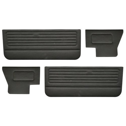 Ajtópanel-készlet fekete vinylböl kabrióhoz: Golf Mk1 Cabrio (1979-1992)