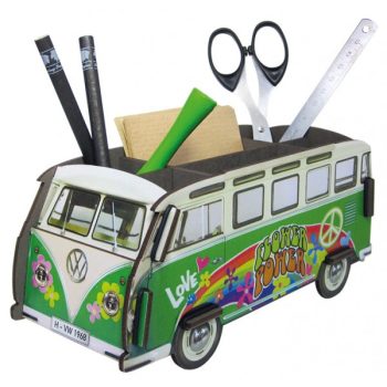 VW PARTY BUS DESK PEN HOLDER 10.2 x 4.7 x 4 cm