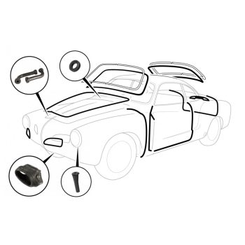 Karosszéria gumi tömítései és kiegészítői