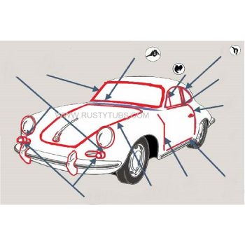 Karosszéria gumi tömítései és kiegészítöi